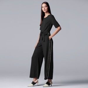 Simply Vera Verawang Black & white Women's Jumpsuit